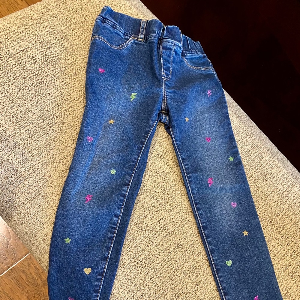 Little Girls’ Gap Kids Sparkle Stretch Jeggings